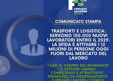 Trasporti e logistica: servono 150.000 nuovi lavoratori entro il 2029. La sfida è attivare i 12 milioni di persone oggi fuori dal mercato del lavoro