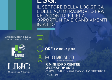 Osservatorio ESG: il settore della logistica e dell’autotrasporto fra relazioni di filiera, opportunità e cambiamenti in atto